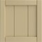 Ekena Millwork 12"W x 12"H True Fit PVC Framed Board-n-Batten Shutters Sample, Natural Twine SAMPLE-TFPBFNT - alternate 1